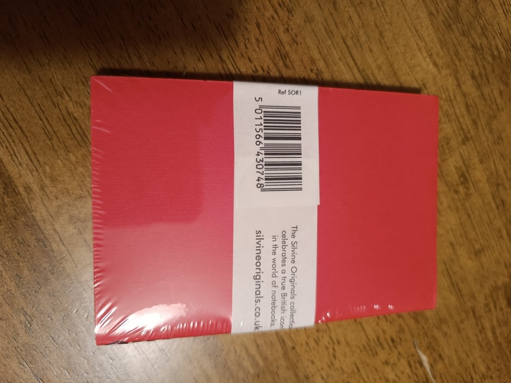 The Silvine Original Collection Red Note Book (Pack Of 3)