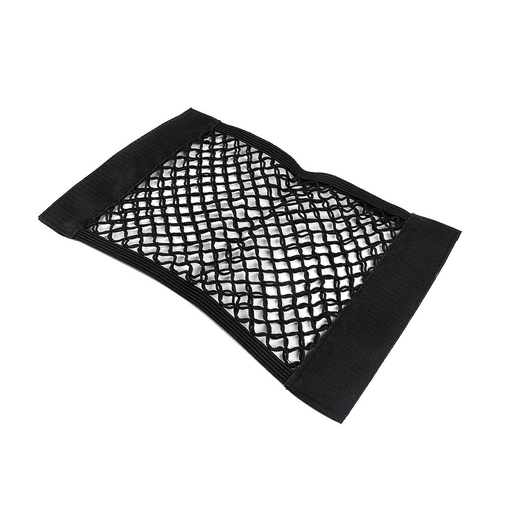 x1 Black Car Bag with Hook and Loop Boot Net 40cm x 25cm