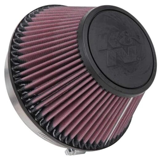 High-Flow Original Lifetime Universal Clamp-On Air Filter: High Performance,