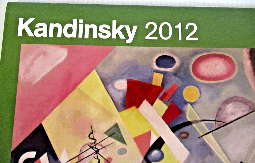 "2012 KANDINSKY CALENDAR" ~ ** MODERN / ABSTRACT / EXPRESSIONISM **#26 RARE!!