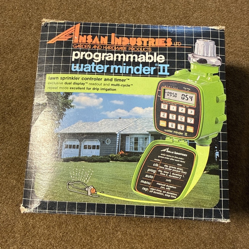 Ansan Industries Water Minder II 7 Day Programmable Water Timer