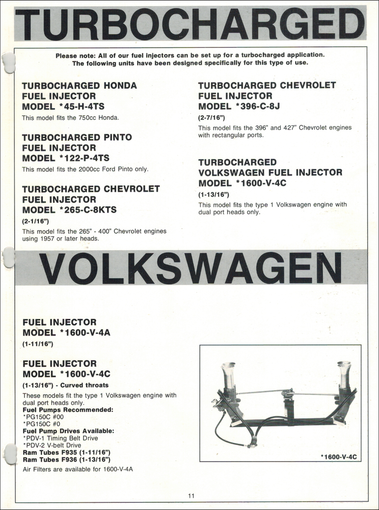 Hilborn Fuel Injector 1983 Performance Catalog PDF File USB Flash Drive