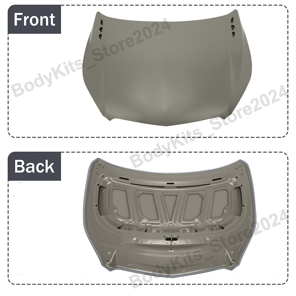 Primed Front Hood Panel For 2016-2020 Buick Envision Replacement