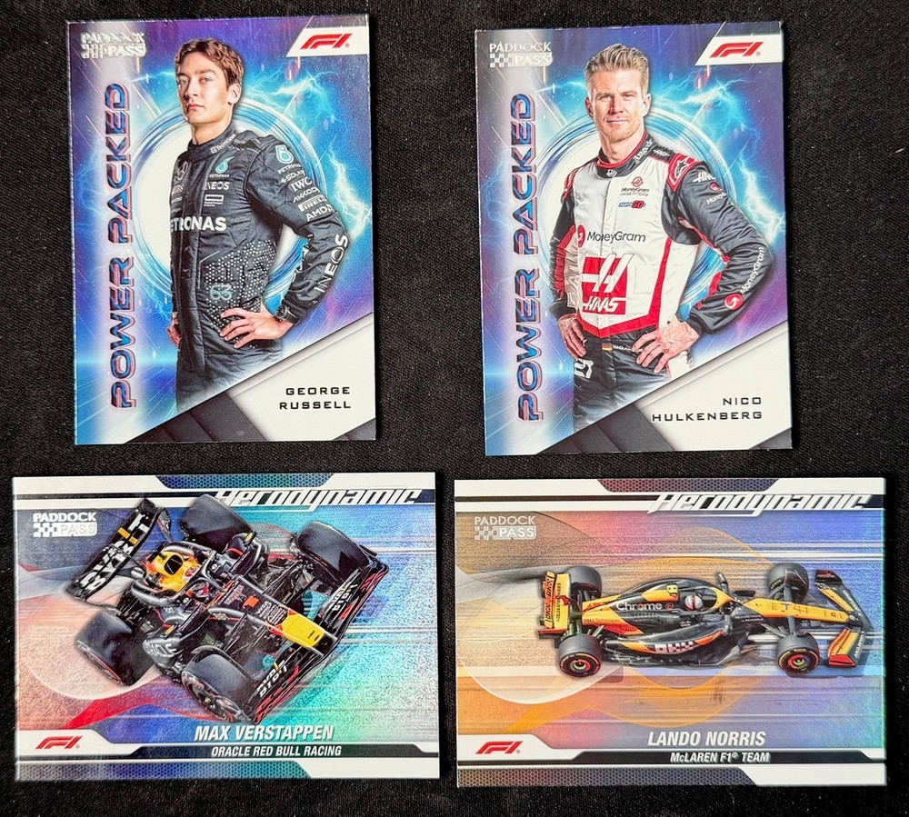 2024 Topps Paddock Pass F1 Racing - AERODYNAMIC & POWER PACKED Inserts - Pick!
