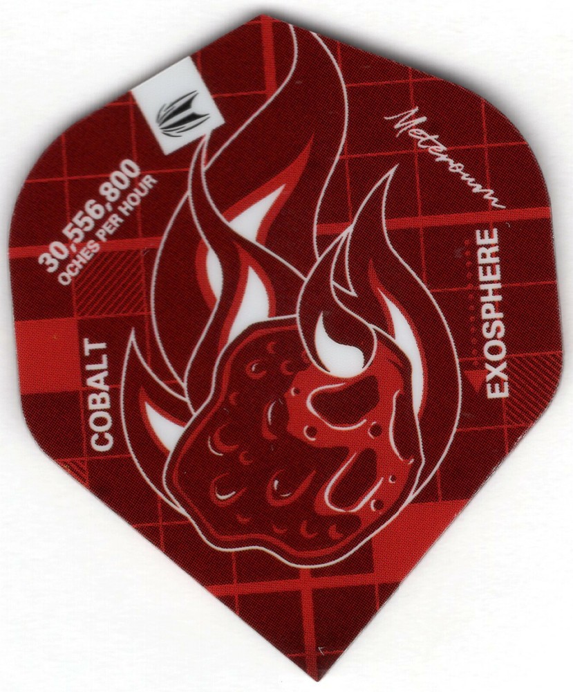 Target BLUEPRINT RED FLAME Dart Flights: 3 per set