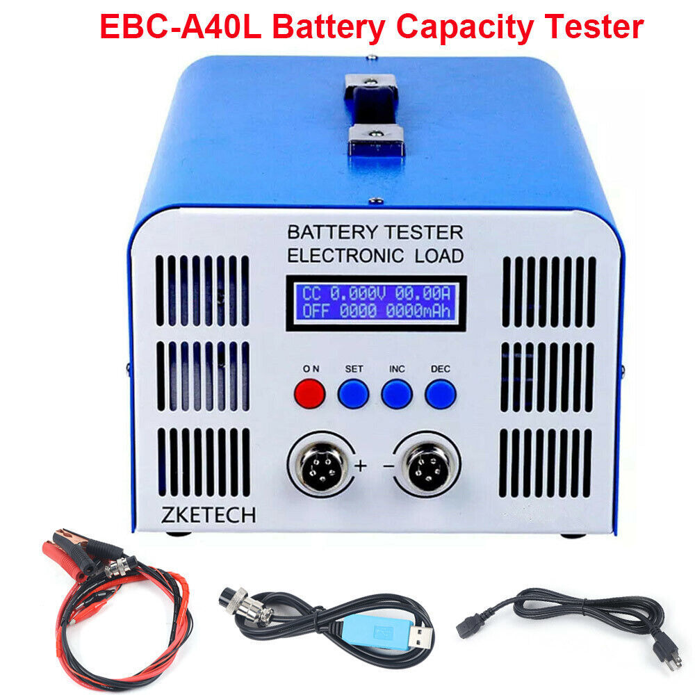 Ebc-a40l High Current Lithium Battery Capacity Tester 200W Charge & Discharge
