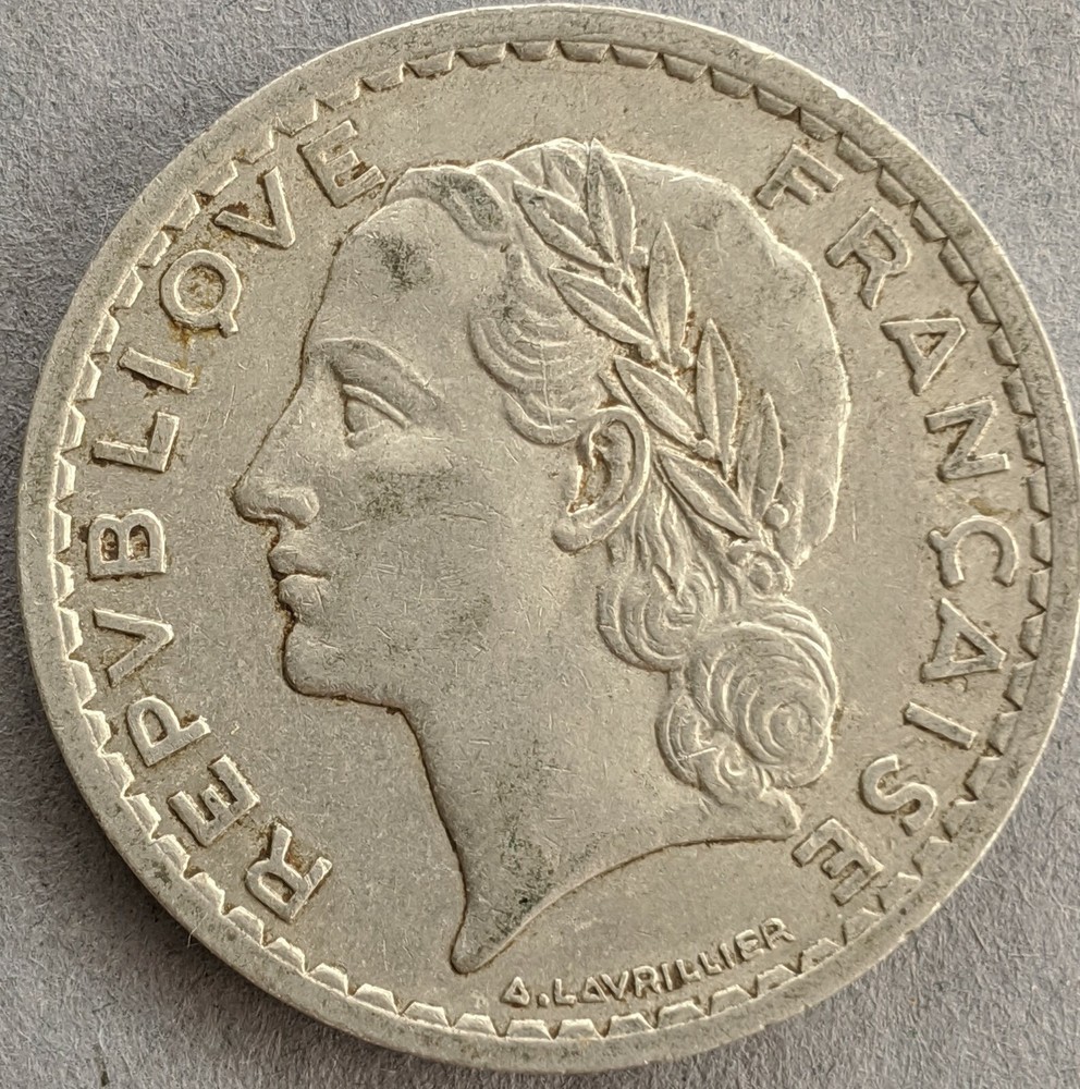 5 Francs 1945