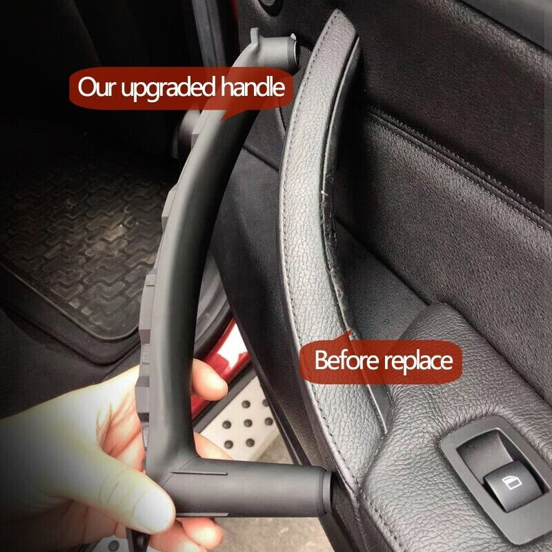 For BMW E70 X5 X6 2007-2014 3PCS Left Right Inner Door Handle Pull Trim Cover