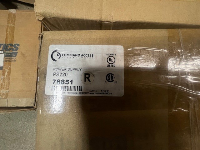 COMMAND ACCESS PS 220 Power Supply, 2 Amps at 24VDC