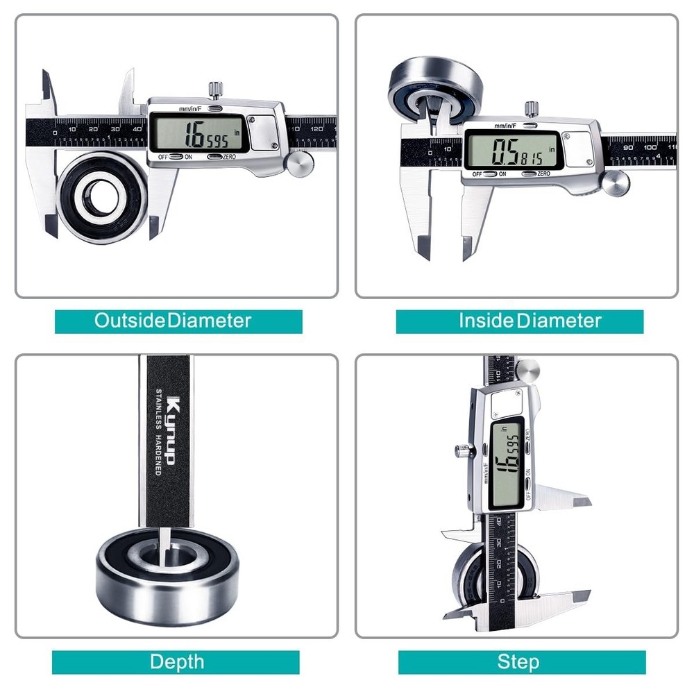 Digital Caliper Caliper Measuring Tool Micrometer Dial Vernier Caliper Digita...