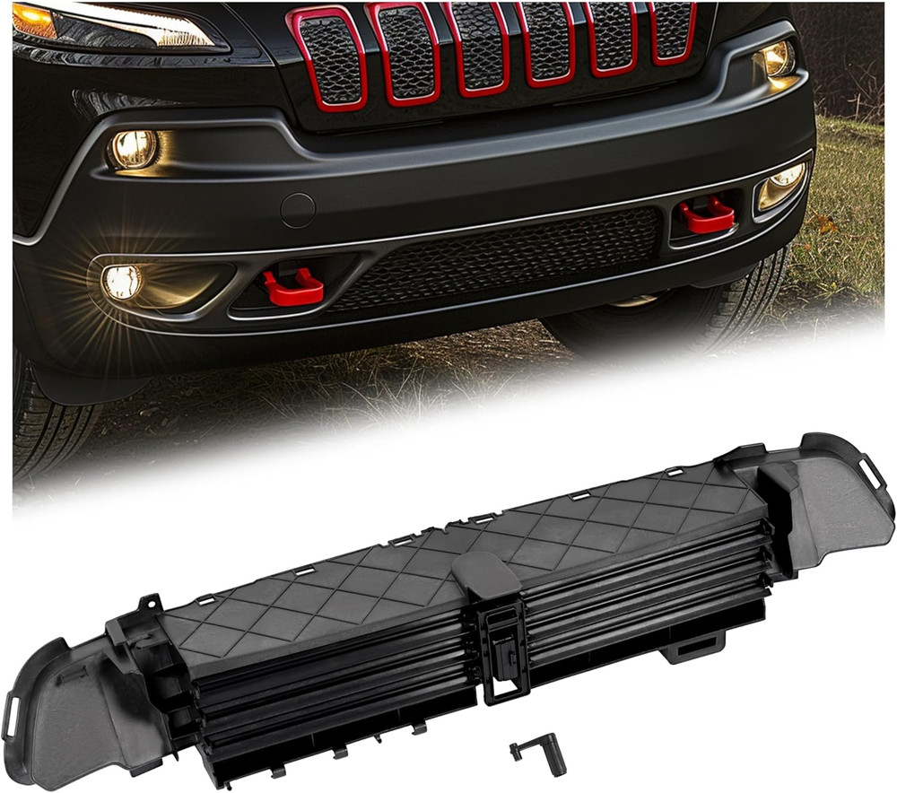 Grille Shutter Assembly Compatible with 2014-2018 Jeep Cherokee SUV Replacement