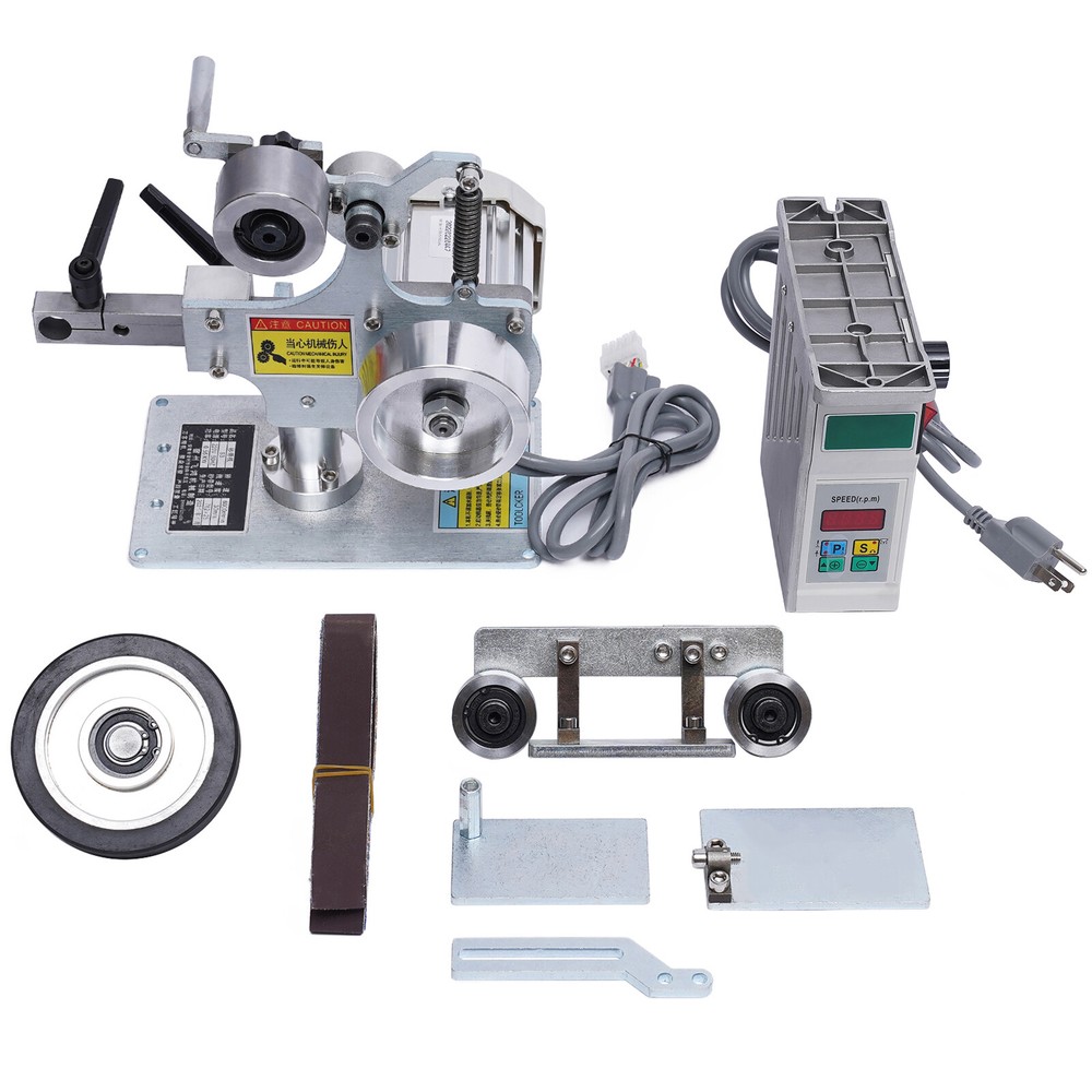 Belt Sander Bench Grinder Knife Sharpener with Large Table Polishing Sander