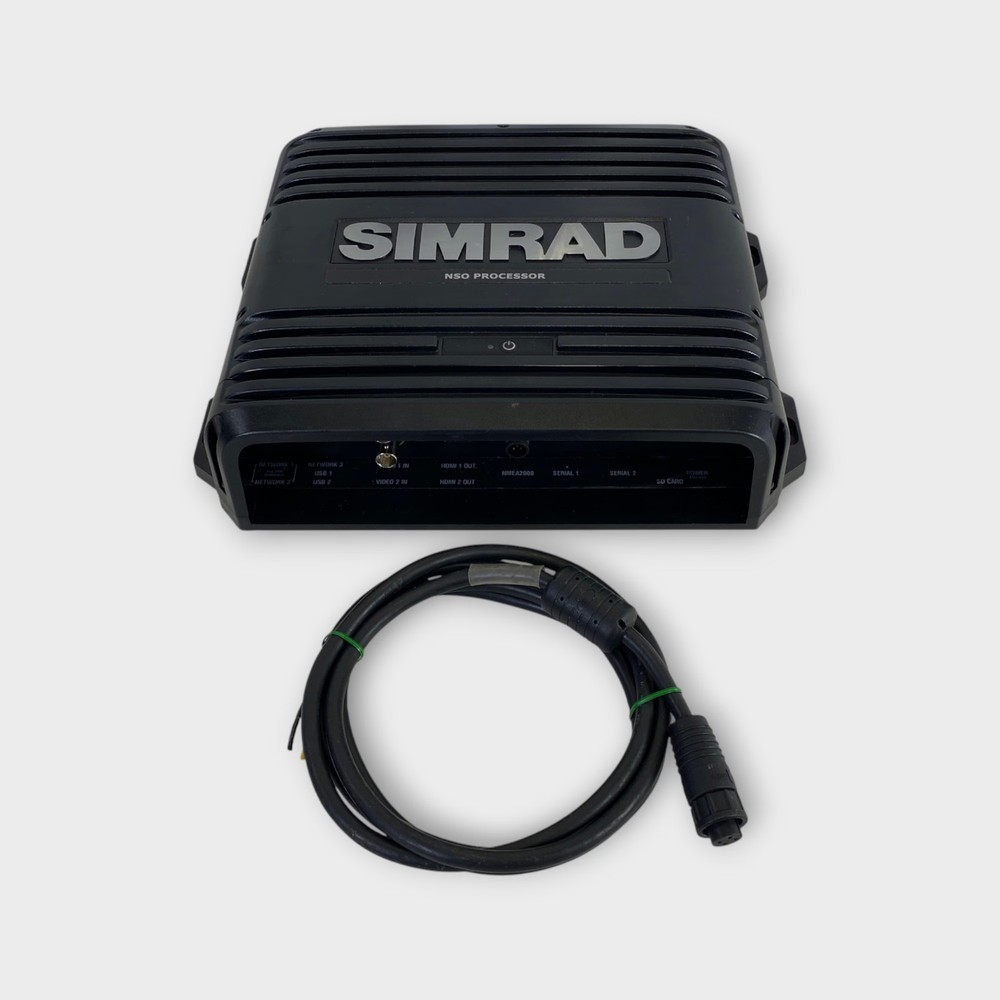 Simrad NSO EVO2 NSO-II Multi-Function Display Processor Tested Good W/Amer Carto