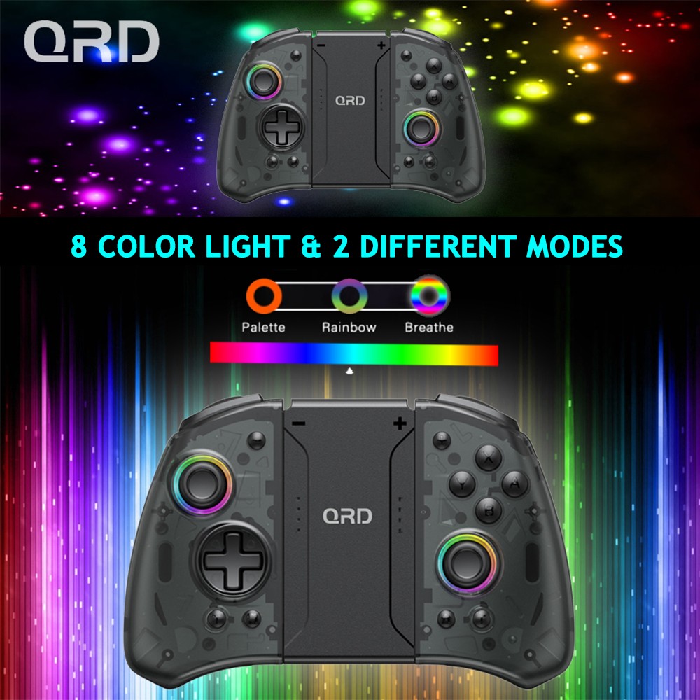 QRD Stellar T5 Wireless Controller for Nintendo Switch Pro Lite OLED PC Mobile