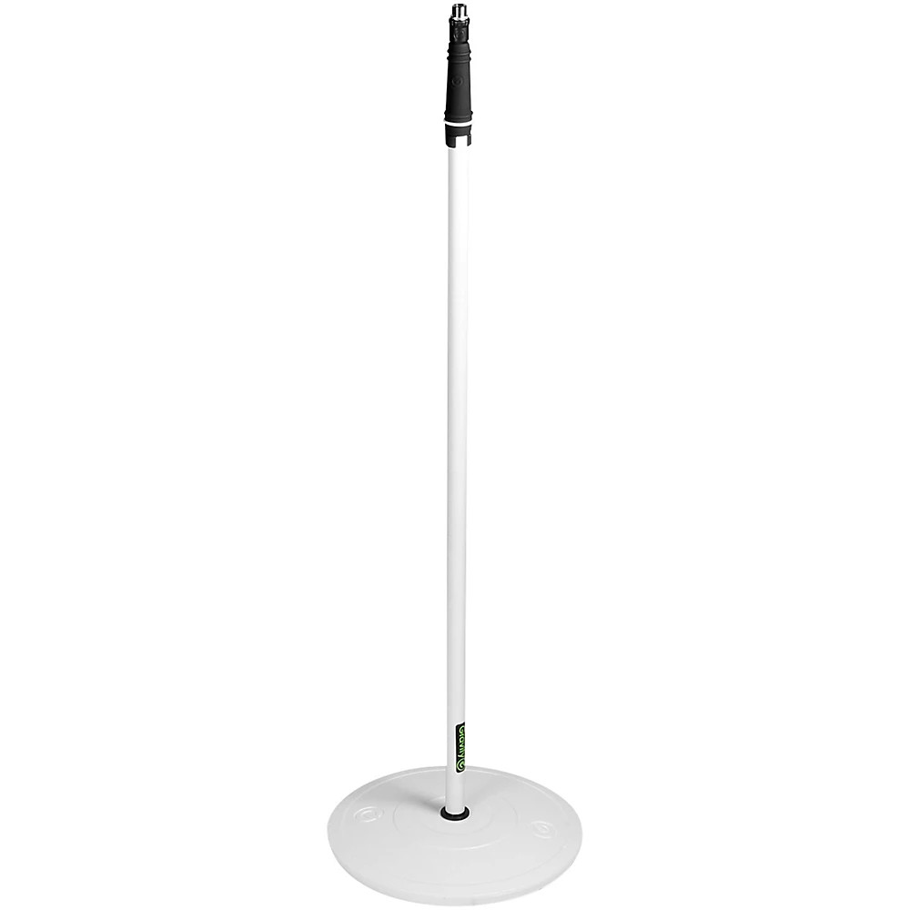 Gravity Stands Microphone Stand With Round Base - White LN