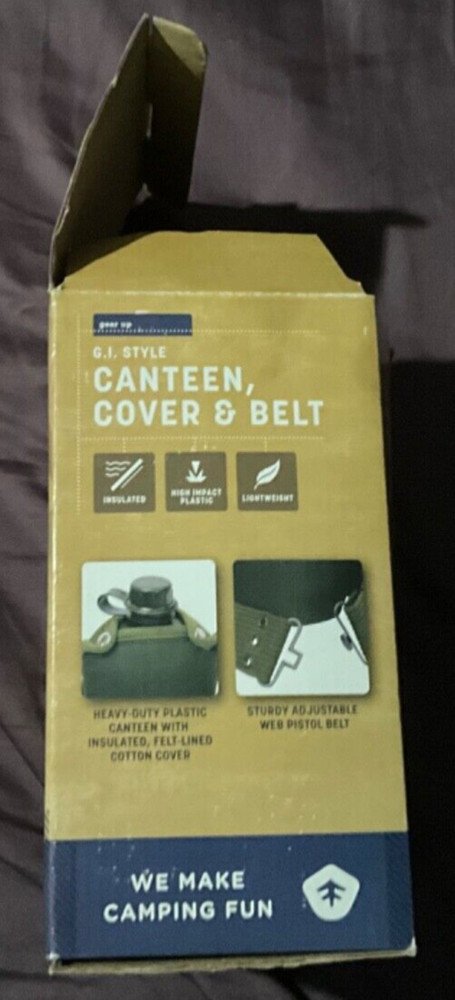 G.I. Style Canteen, Cover & Belt
