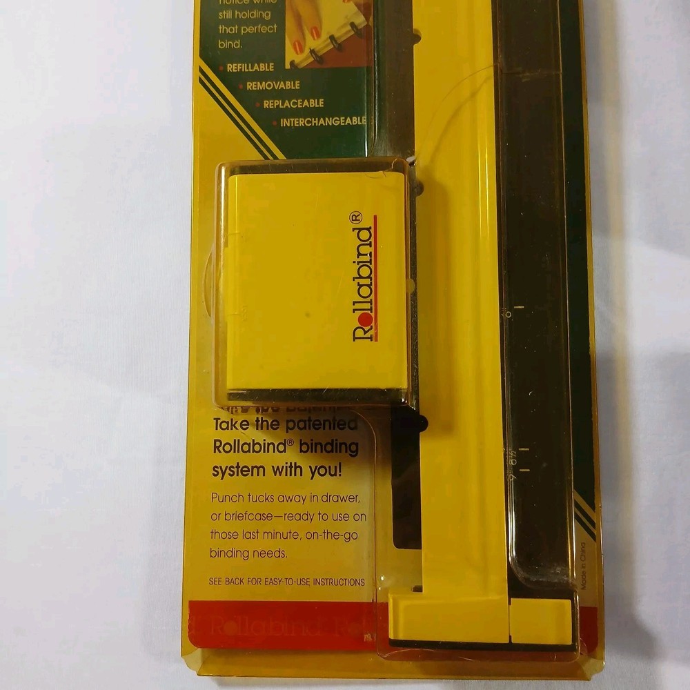 Hand Punch and Binding Discs (230) for Creating Journal or Planner by Rollabind
