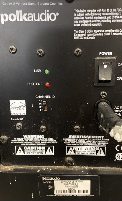 Polkaudio Subwoofer 4000