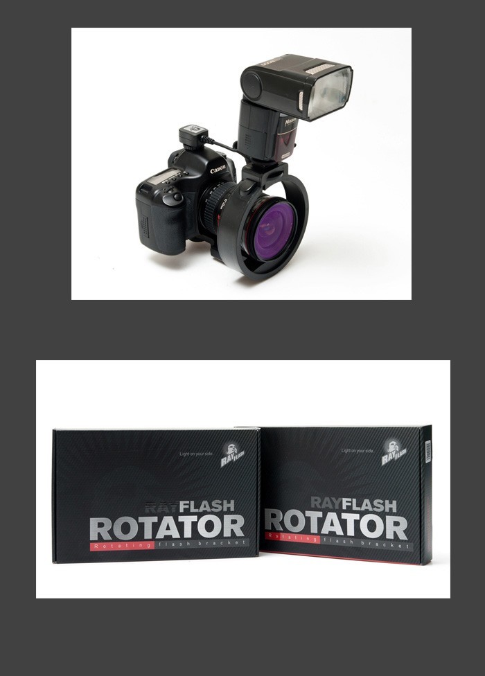 Ray Flash Rotator Bracket for NIKON
