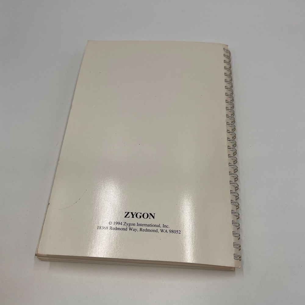 Vintage 1994 Zygon - The Learning Machine User's Guide SPEED LEARNING LANGUAGE