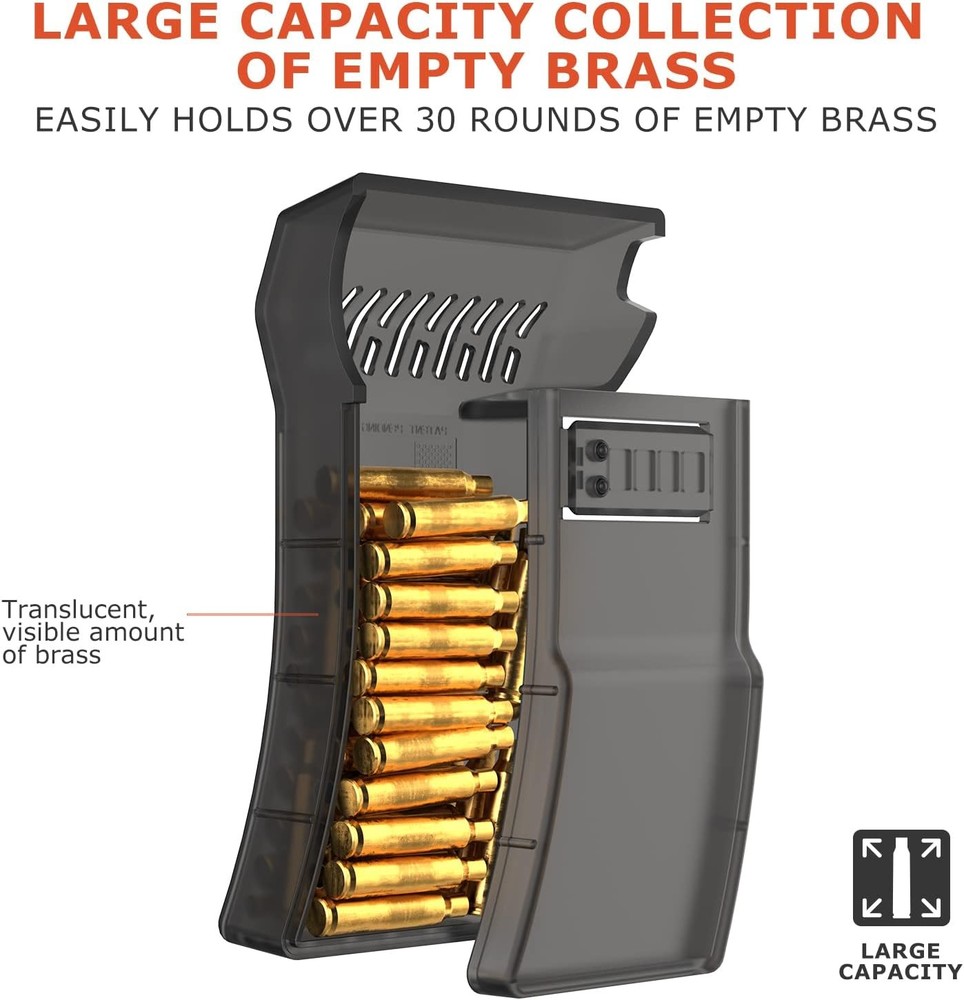 Quick-Release Heat-Resistant Brass Catcher - Tactical Universal Shell...