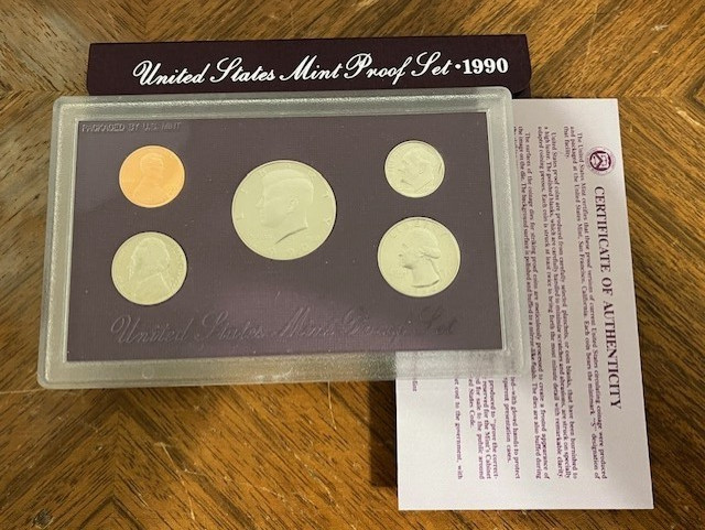 1990-S US Mint Proof/OGP #111-2sh