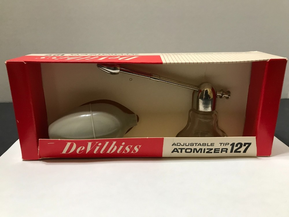 DeVilbiss - Adjustable Tip Glass Bottle Atomizer - Model 127