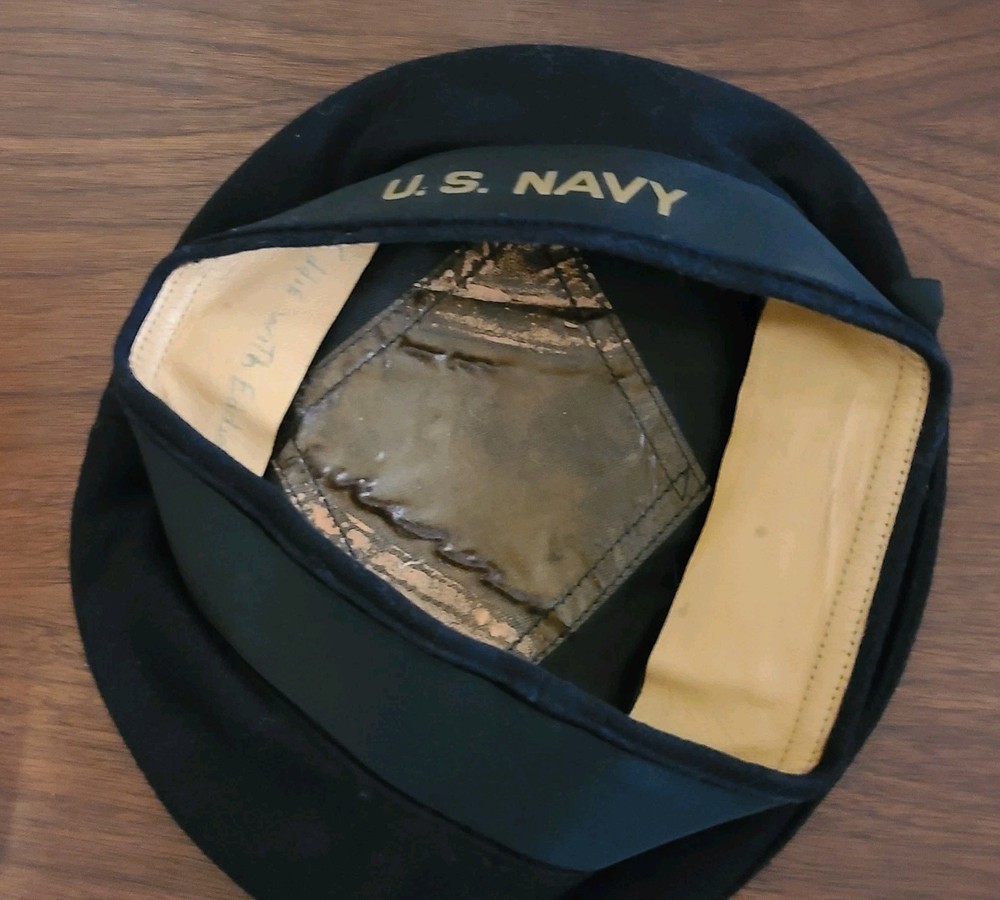 WWII USN Navy Donald Duck Hat Personalized