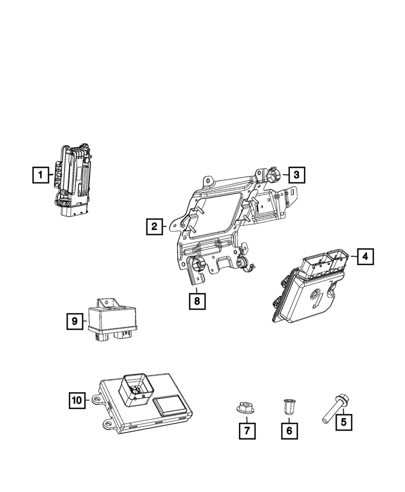 Genuine Mopar Transmission Control Module 68441896AA