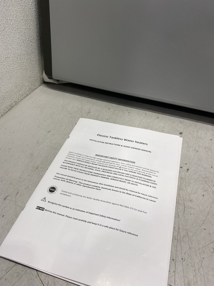 Rheem Performance RETEX-36 Tankless Electric Water Heater