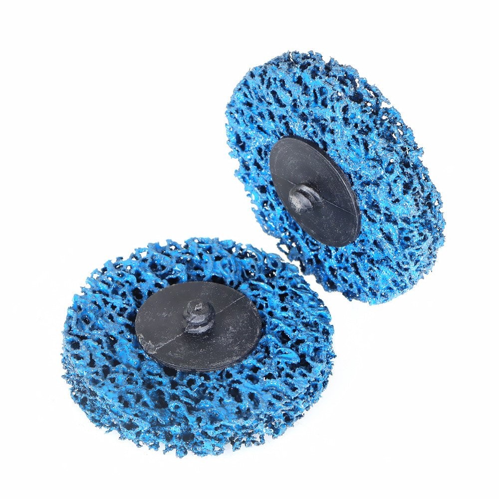 Blue 25 Pack 3 Inch Quick Change Easy Strip & Clean Discs For Paint Rust