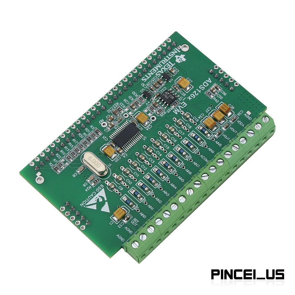 ADS1263 Industrial Version 32Bit ADC Module Analog to Digital Converter Module
