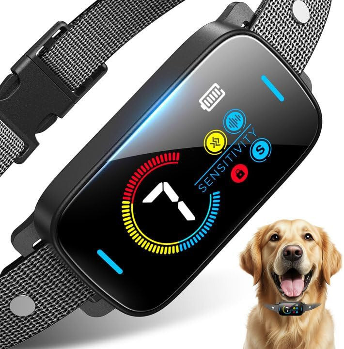 Automatic No Bark Dog Training Collar Waterproof Barking Terminator