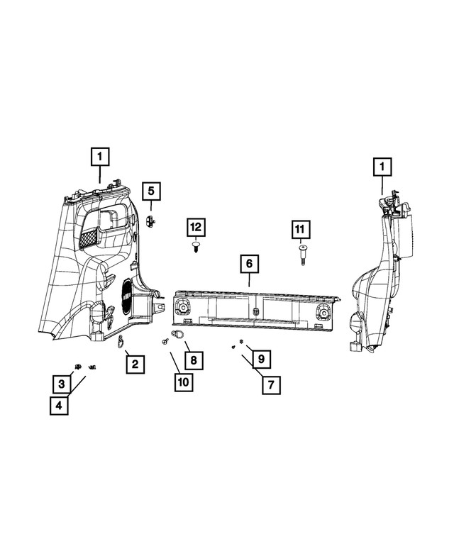 Genuine Mopar Shoulder Bolt 68213479aa