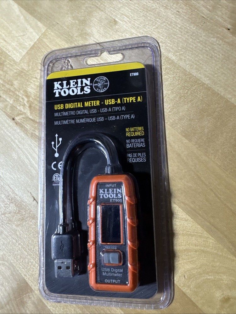Klein Tools ET900 USB Digital Multi Meter USB-A (Type A)