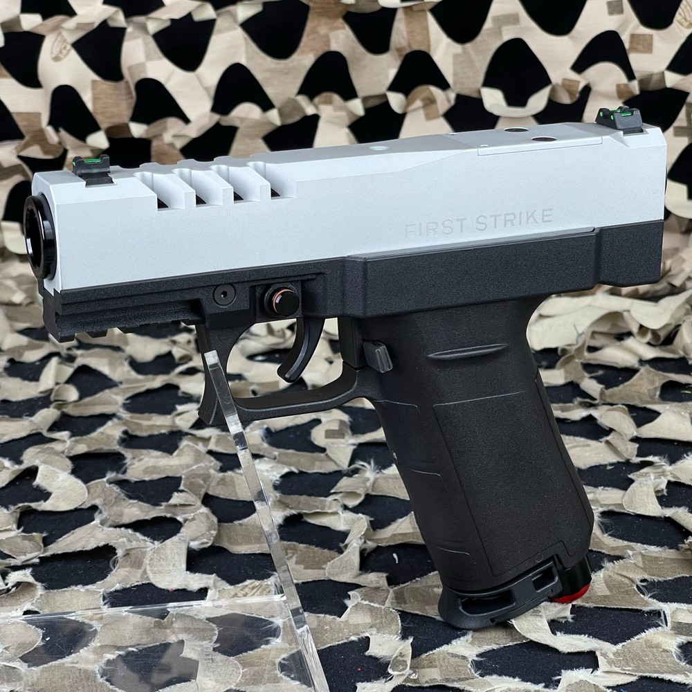 NEW First Strike XP Paintball Pistol - Silver/Black