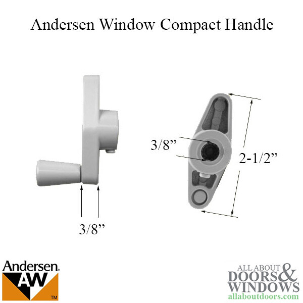 Andersen Window Handle Compact Operator Improved EZ Casement Crank Handle