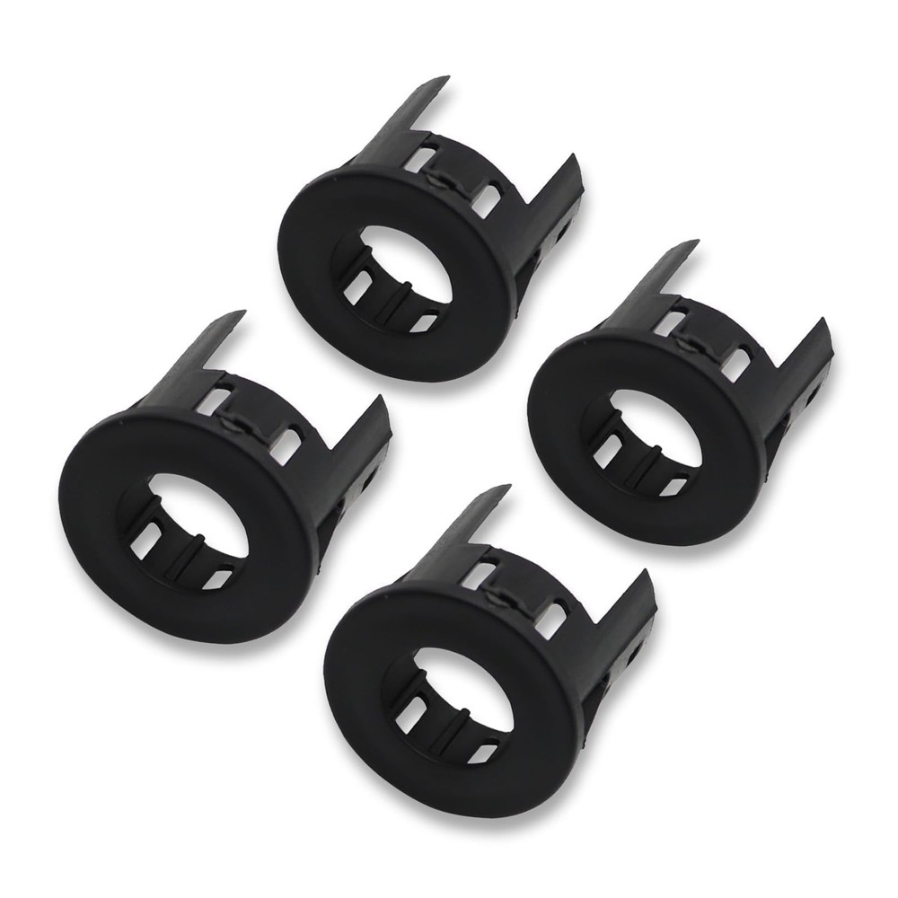 4X Parking Assist Sensor Mount Bracket Bezels Compatible with 2014-2018 Ram 150