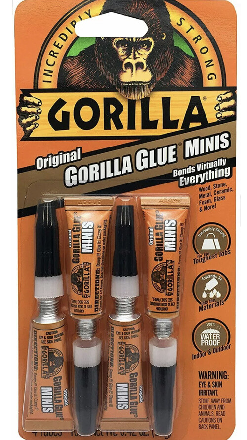 Gorilla Glue - SINGLES - 4 Tubes / Carded