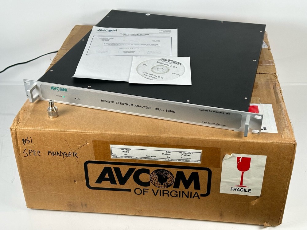 (New) Avcom RSA-3000N Remote Spectrum Analyzer