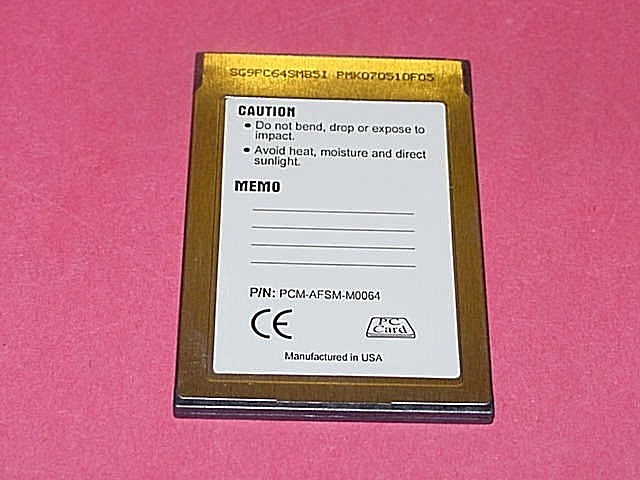 NEW SMART MODULAR PCMCIA 64MB ATA Flash Memory Card TYPE1/CISCO