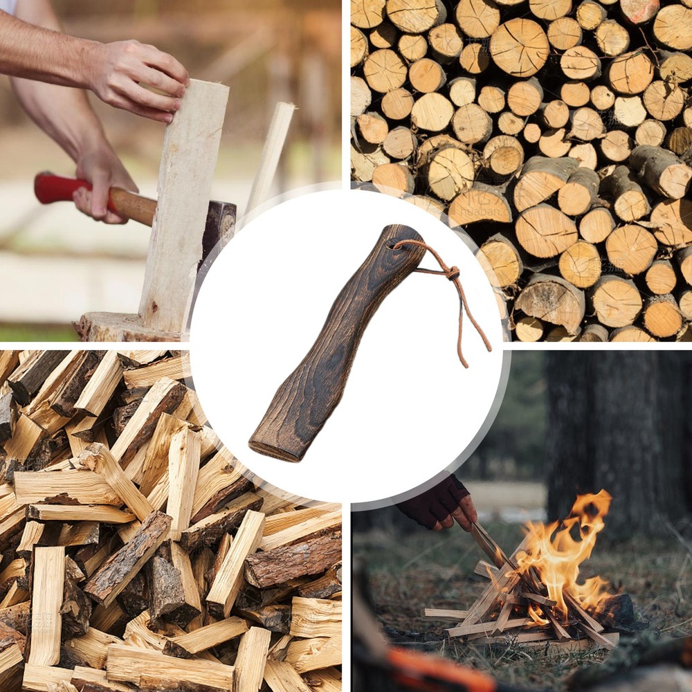 Axe Handle Wood Comfortable Hatchet Handle Replacement Short Hatchet Ax Handle