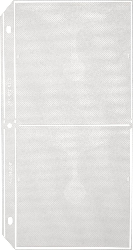 Deluxe CD Ring Binder Stora Pas for Standard 3-Ring Binders,