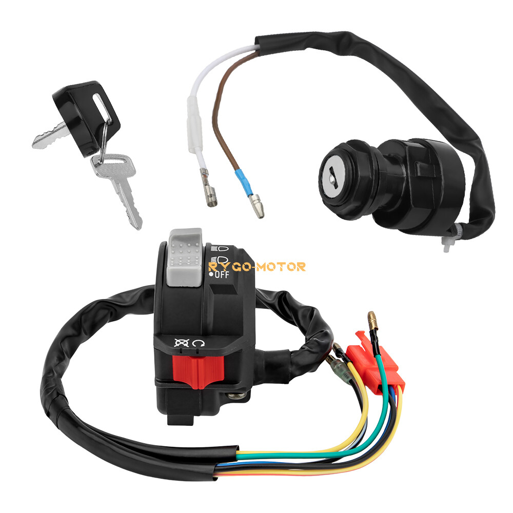 Start Stop Headlight Switch & Ignition Key Switch for Yamaha Blaster 200 YFS200