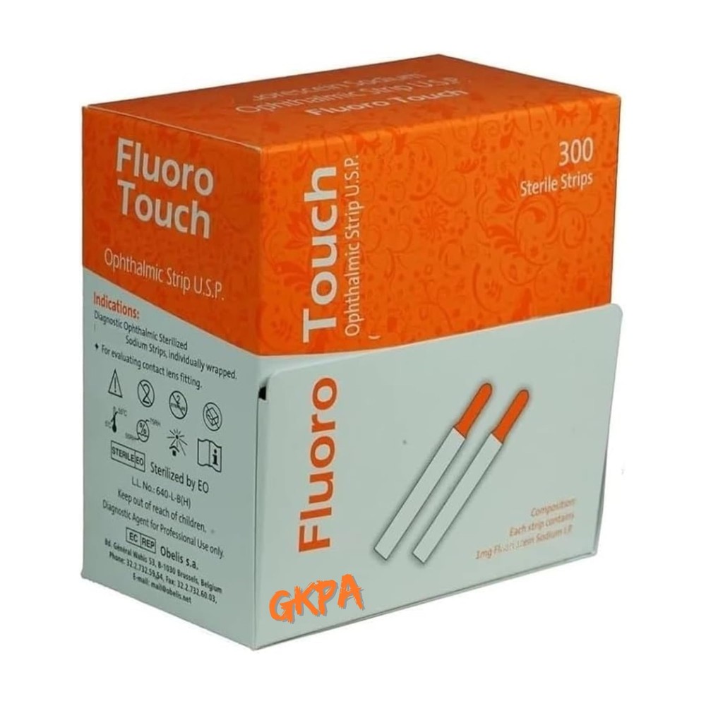 Ophthalmic Fluoro Touch Strips Pack of 300 Strips