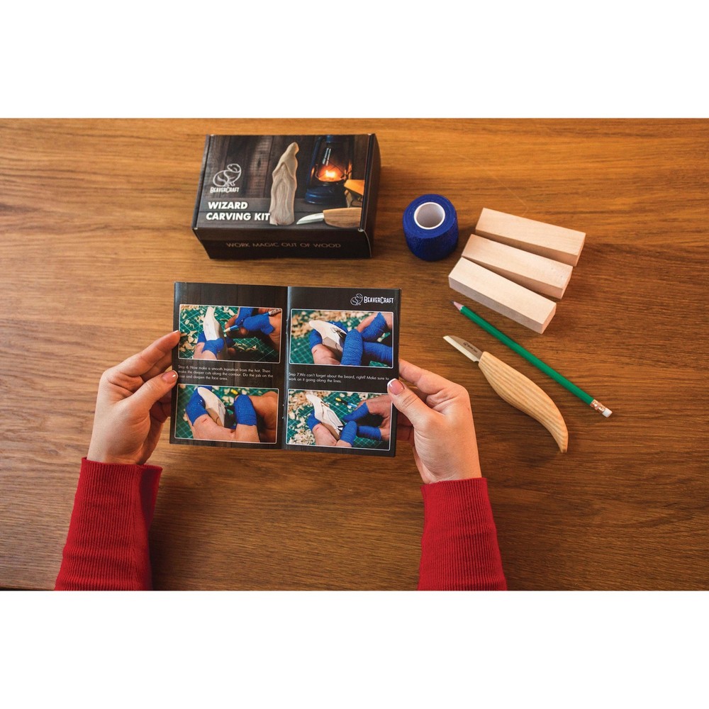 Beavercraft Wizard Carving Hobby Kit