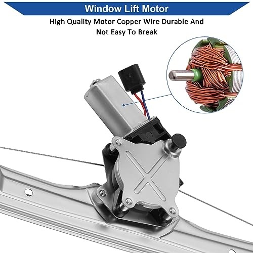 751-648 Power Window Regulator with Motor Assembly Front Left Driver Side