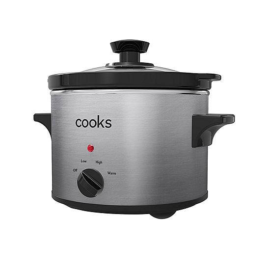 Cooks 1.5-Quart Slow Cooker Ceramic Nonstick Coating