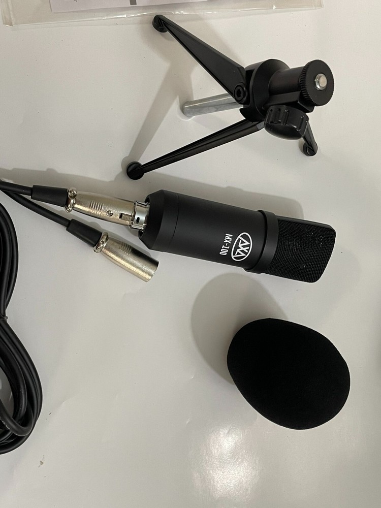 Axcess Ables MX-100 Studio Condenser Microphone Black