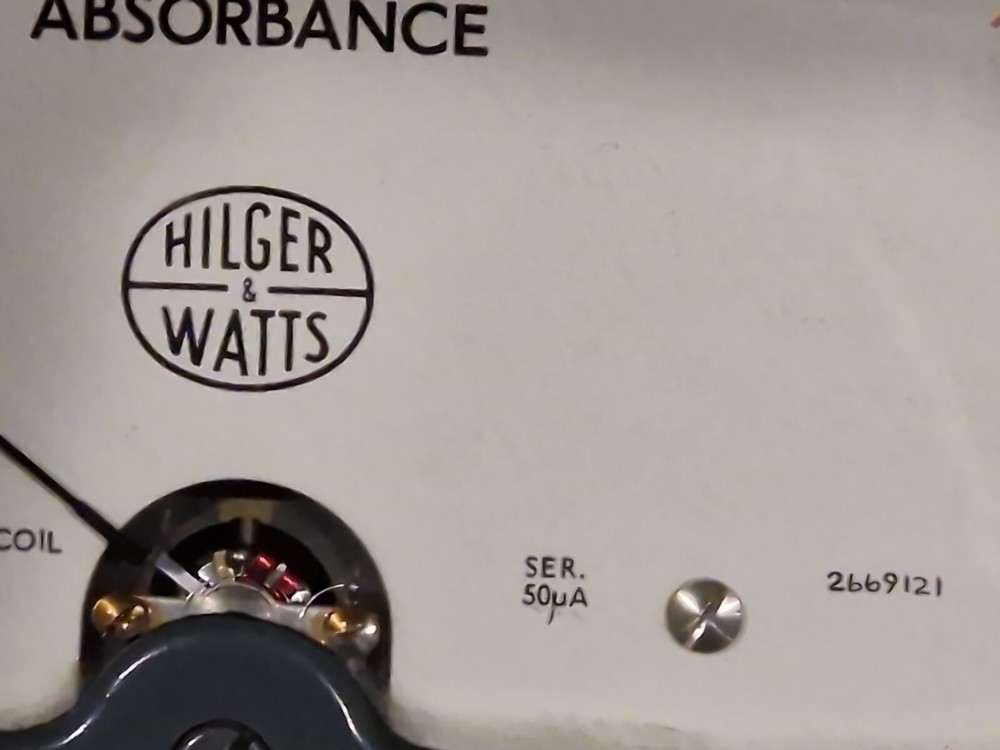 Hilger And Watts Vintage Absorbance meter Untested